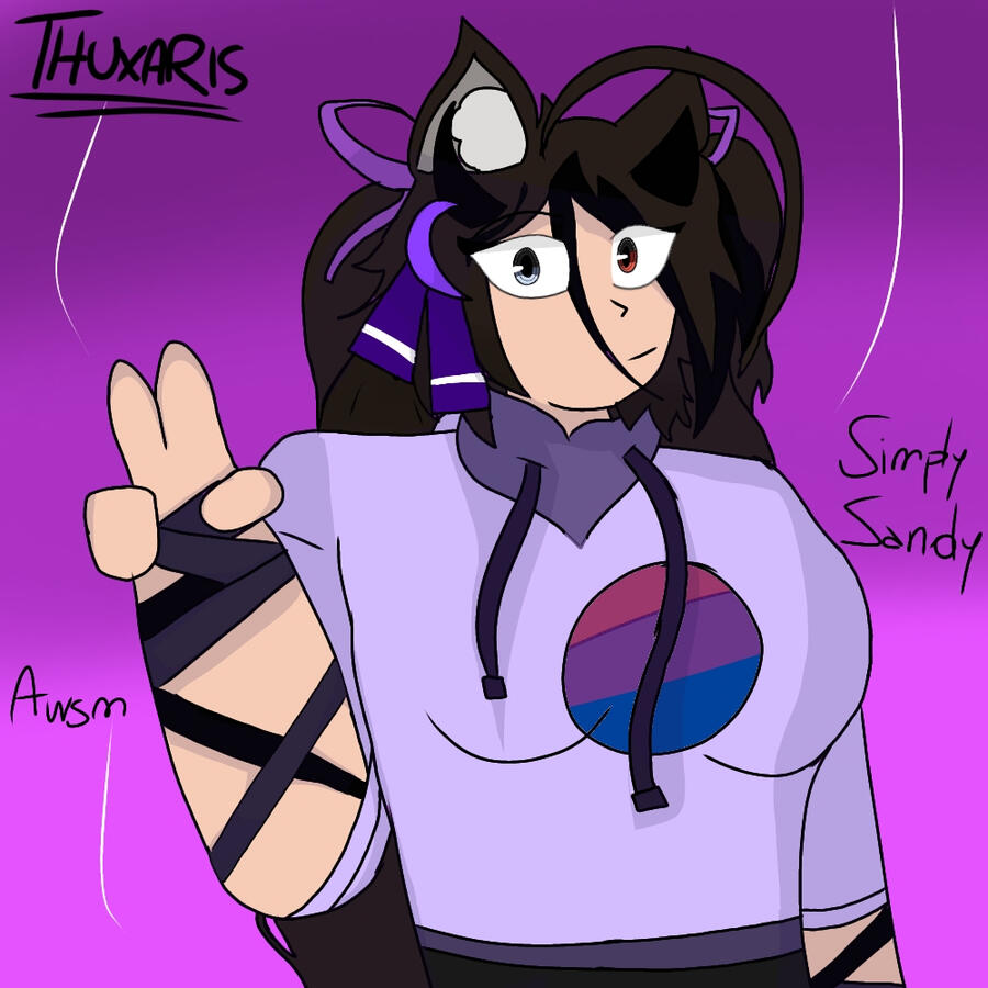 Drawing of Sandy.