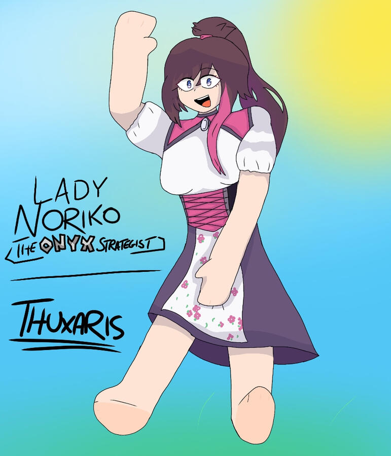 Drawing of Lady Noriko.
